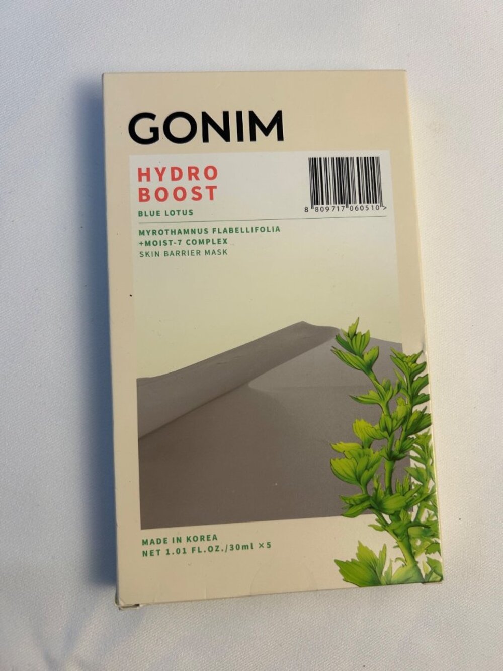 Face Masks Gonim Hydro Boost Skin Barrier Mask Blue Lotus - Pack of 5